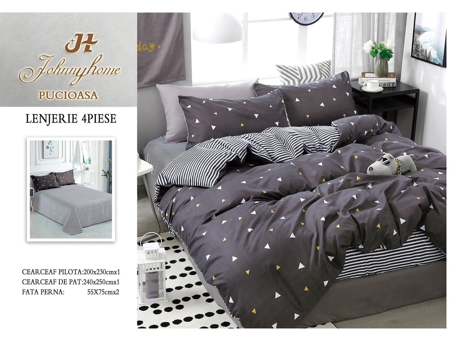 Lenjerie de pat Bumbac Satinat A50-392