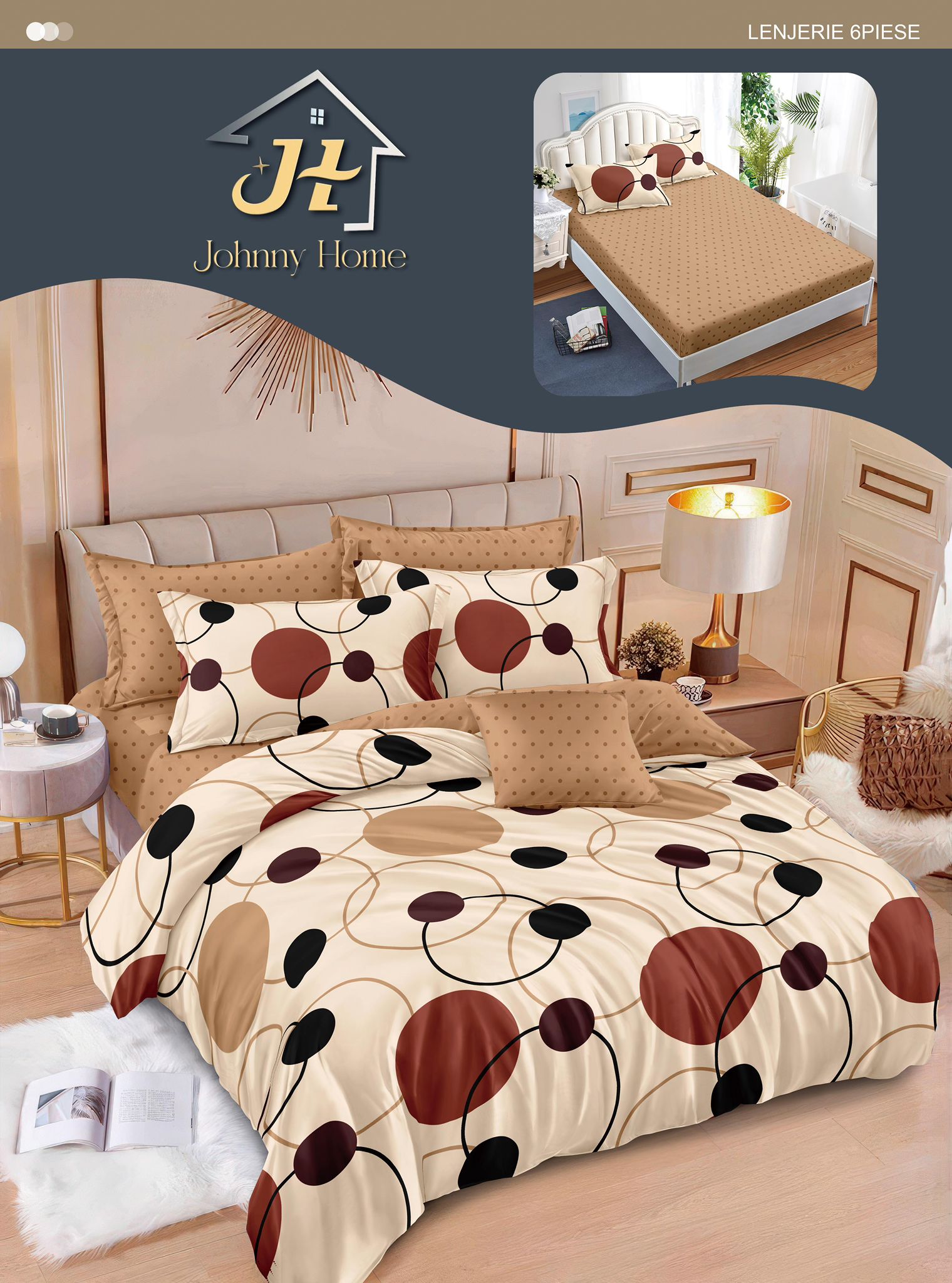 Lenjerii de pat cu elastic T48