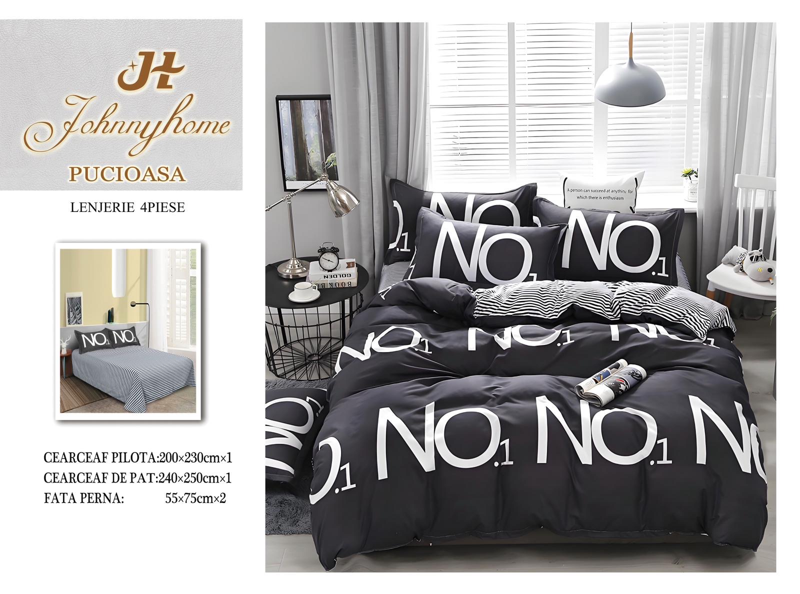 Lenjerie de pat Bumbac Satinat A50-413