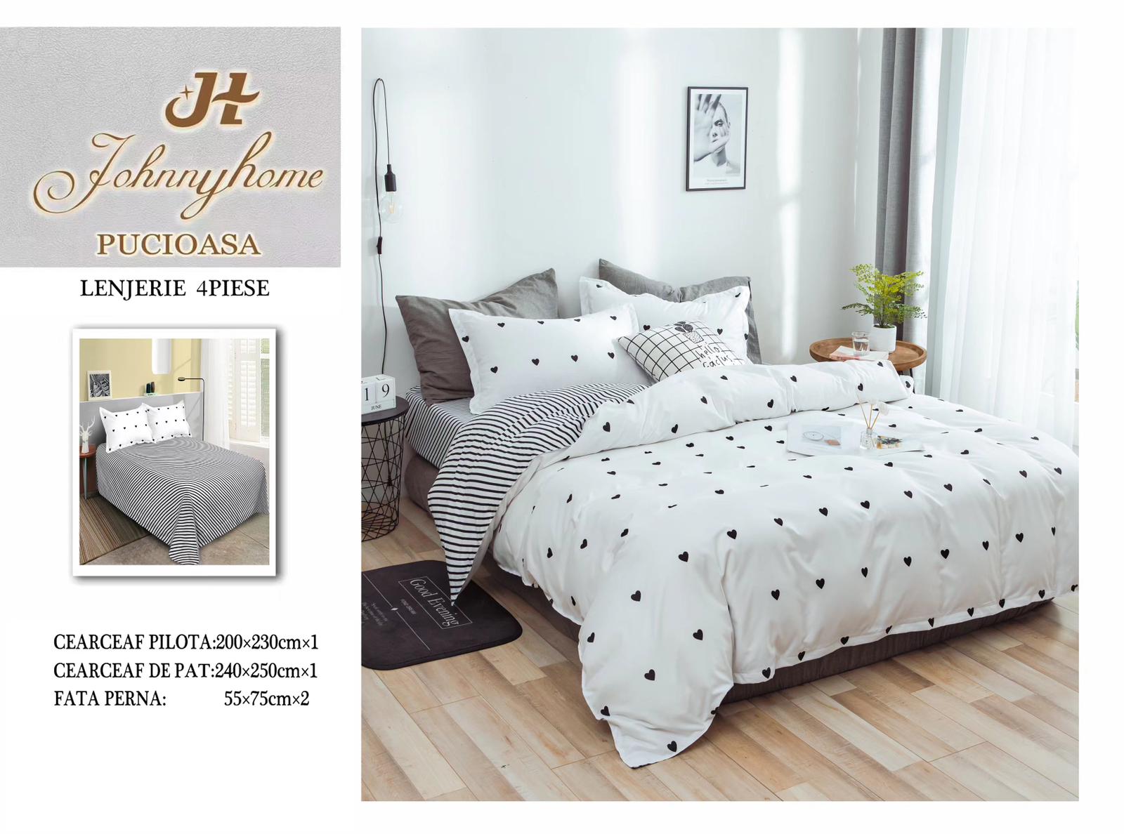 Lenjerie de pat Bumbac Satinat A50-508