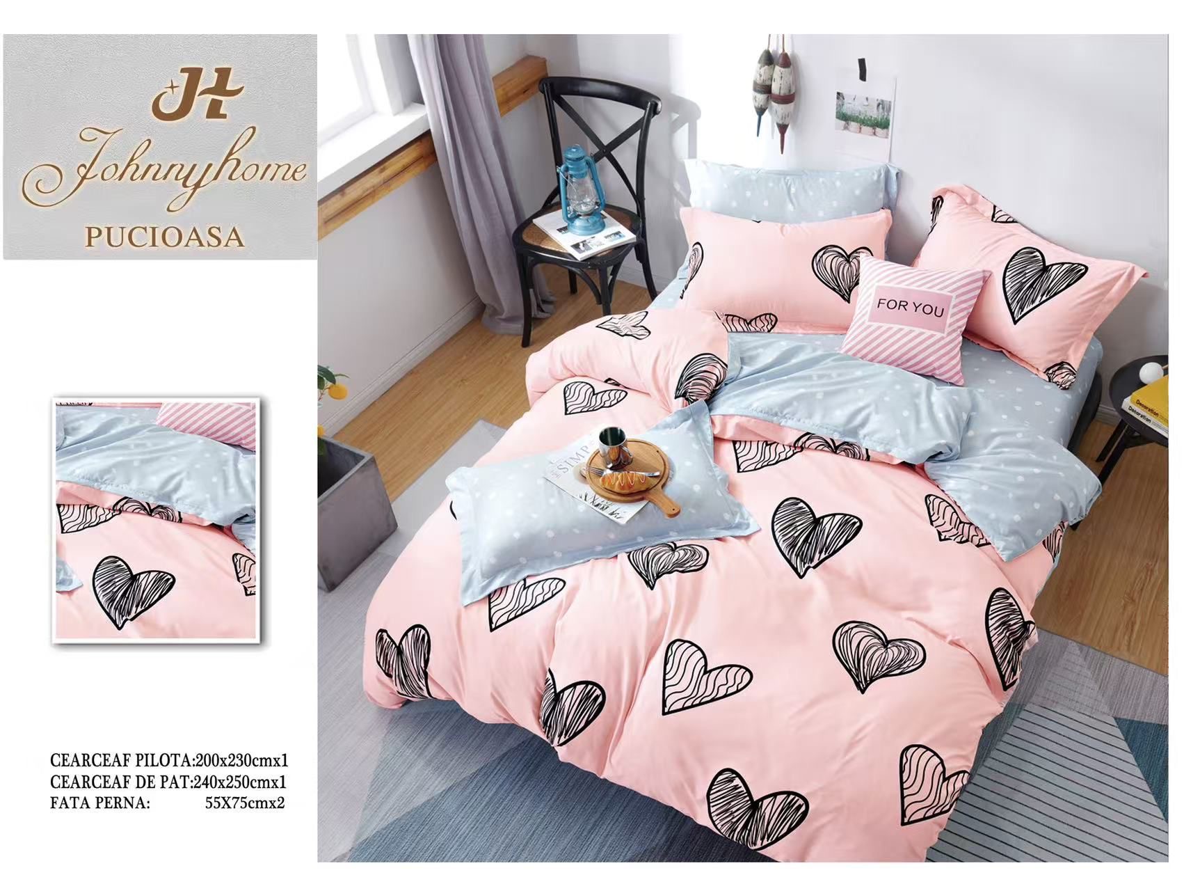 Lenjerie de pat Bumbac Satinat A50-480