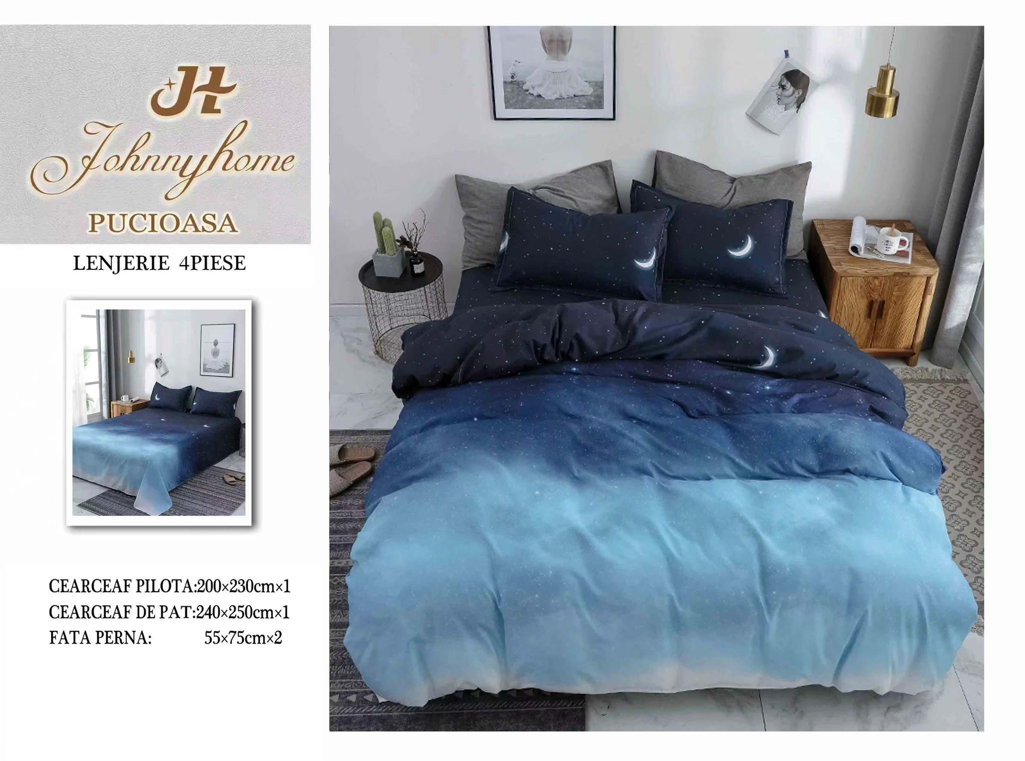 Lenjerie de pat Bumbac Satinat A50-530