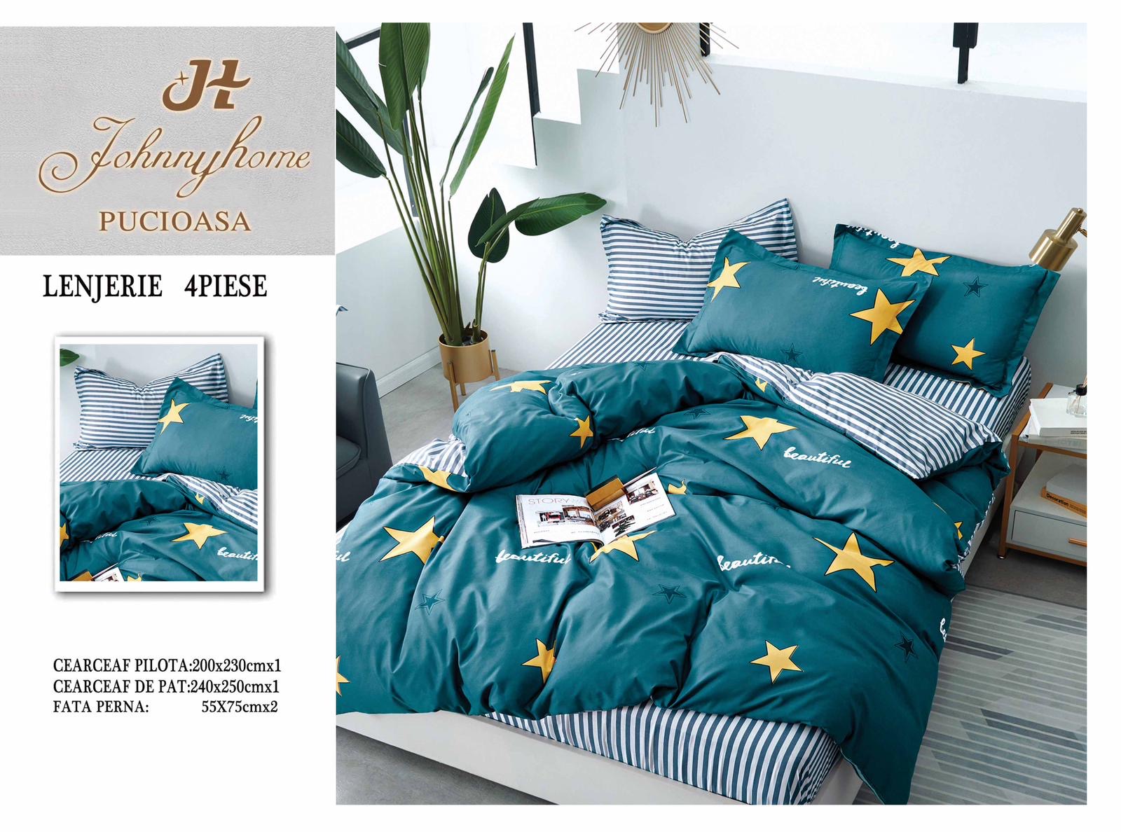 Lenjerie de pat Bumbac Satinat A50-531