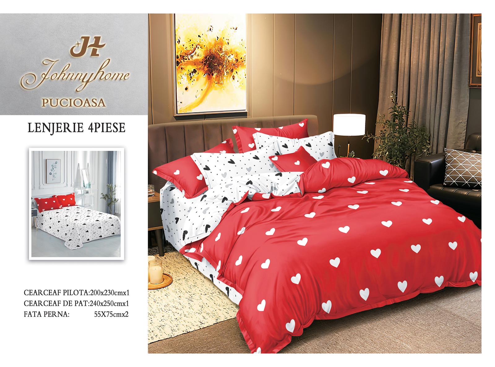 Lenjerie de pat Bumbac Satinat A50-536