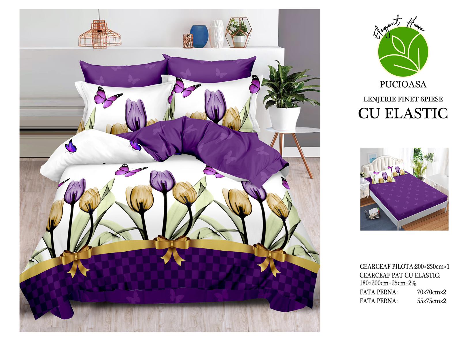 Lenjerii de pat cu elastic T138