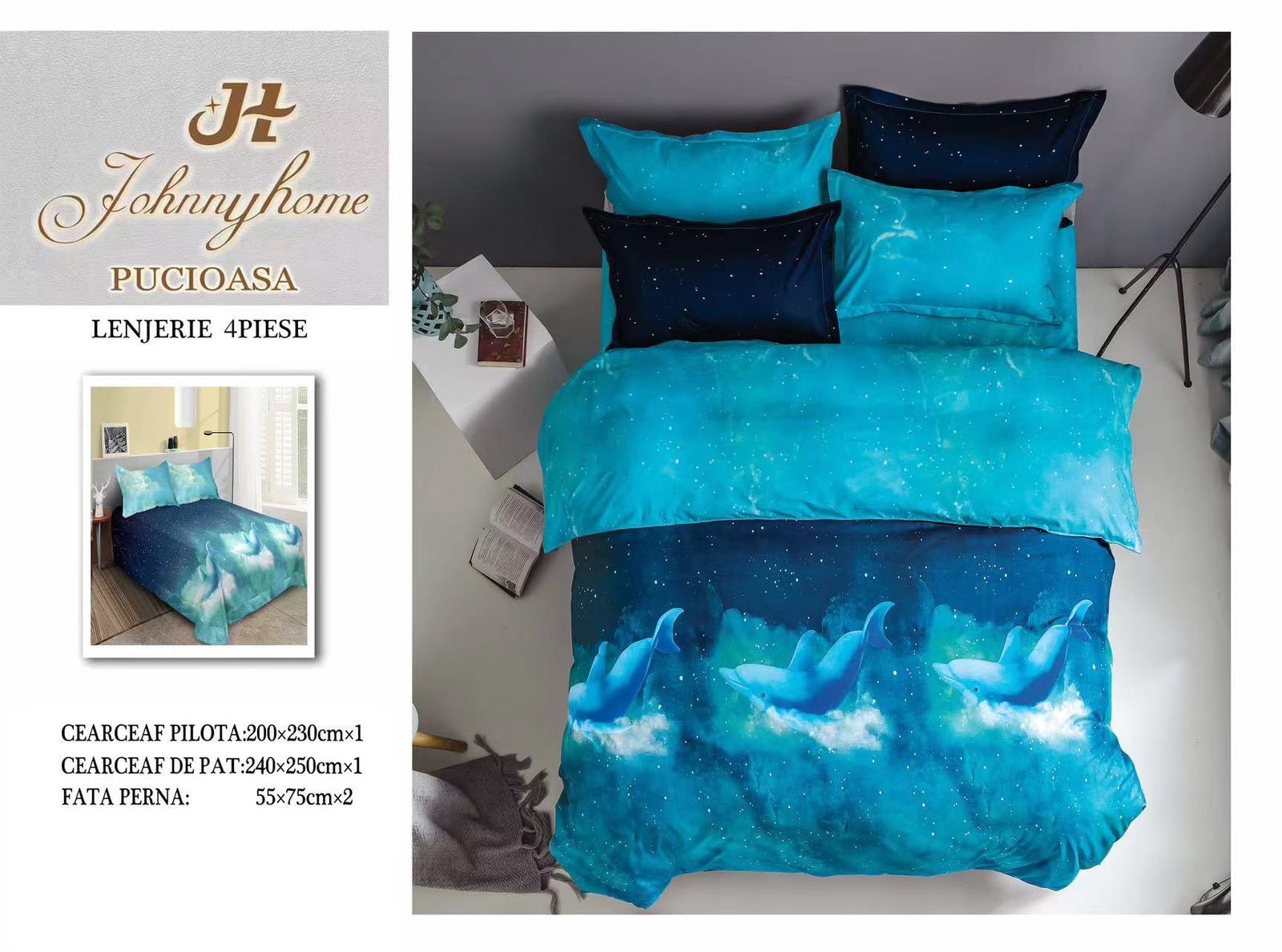 Lenjerie de pat Bumbac Satinat A50-562