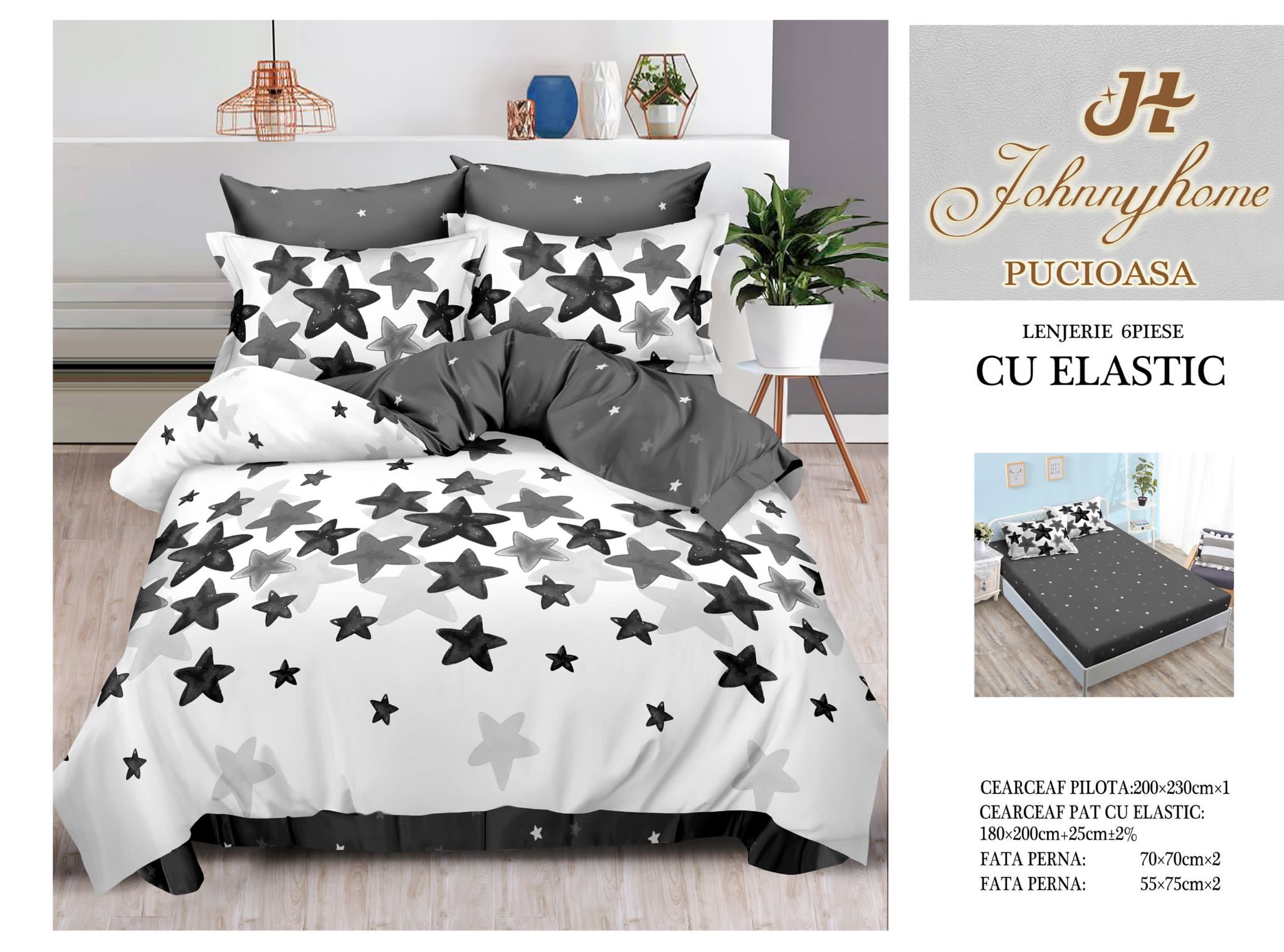 Lenjerii de pat cu elastic T158