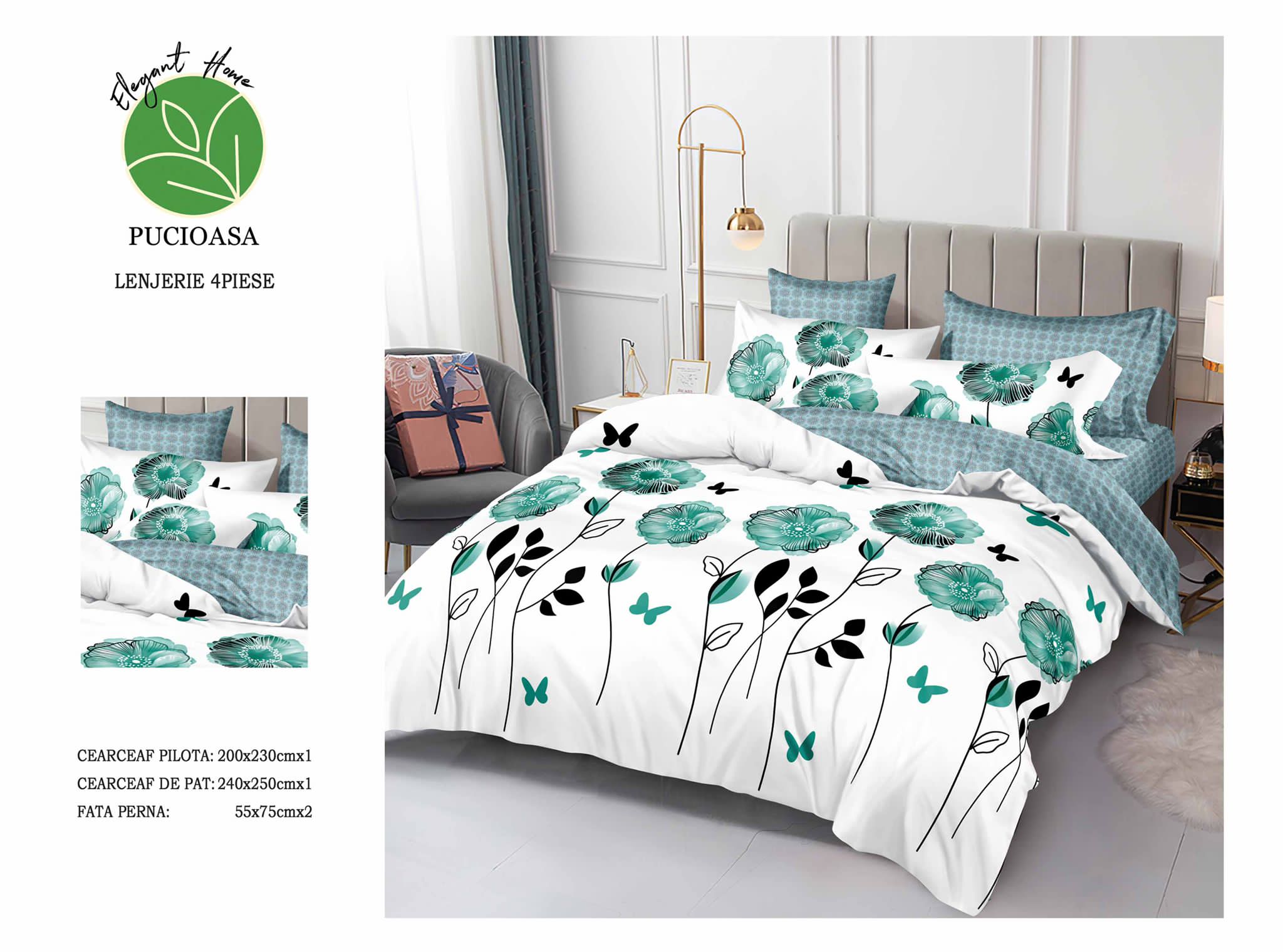 Lenjerie de pat Bumbac Satinat A50-575