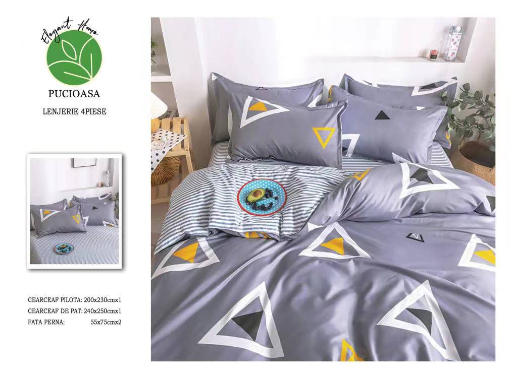 Lenjerie de pat Bumbac Satinat A50-574