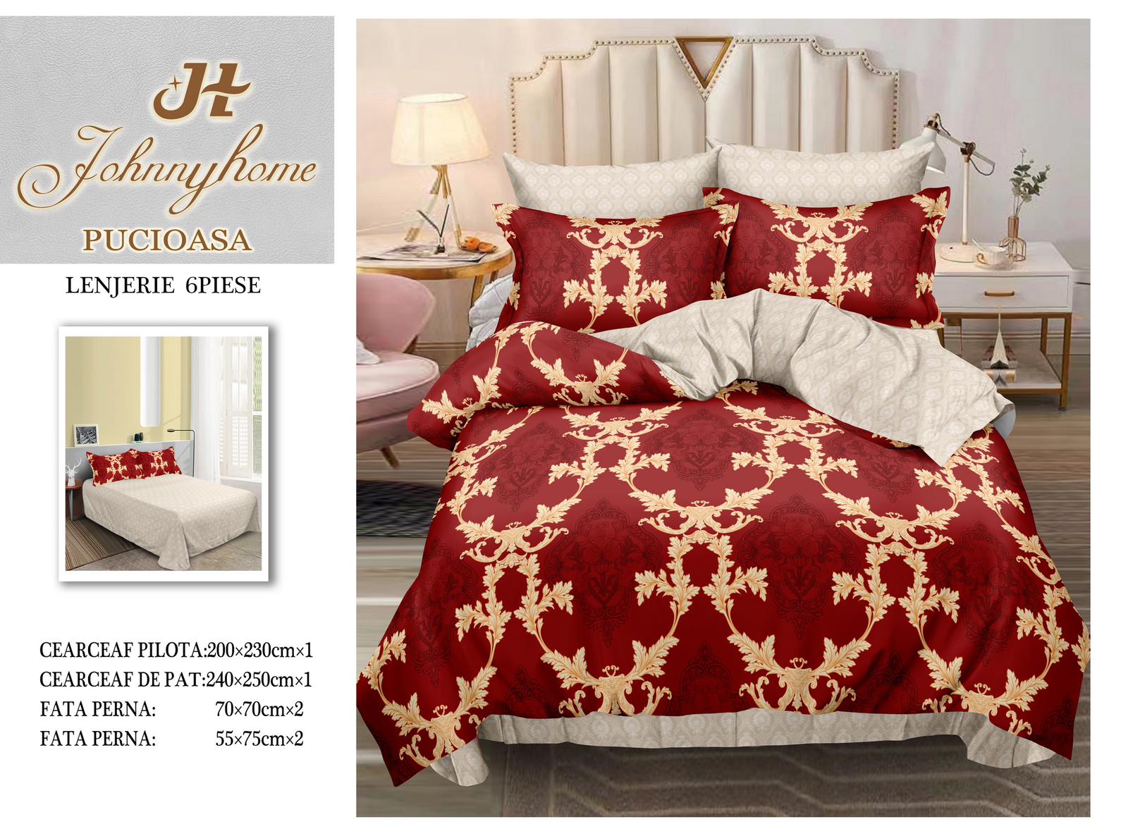 Lenjerie de pat finet R60-487