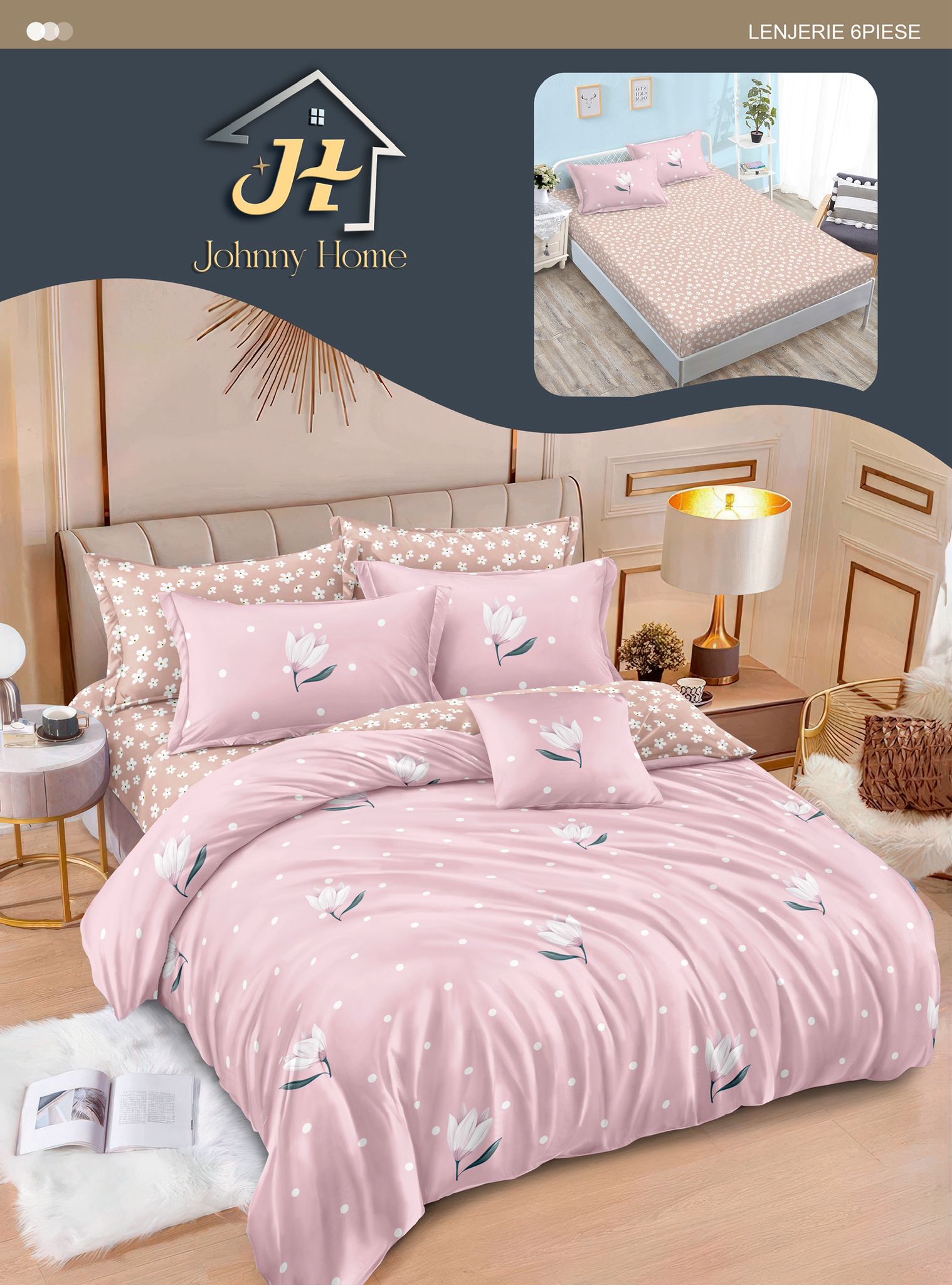 Lenjerii de pat cu elastic T251