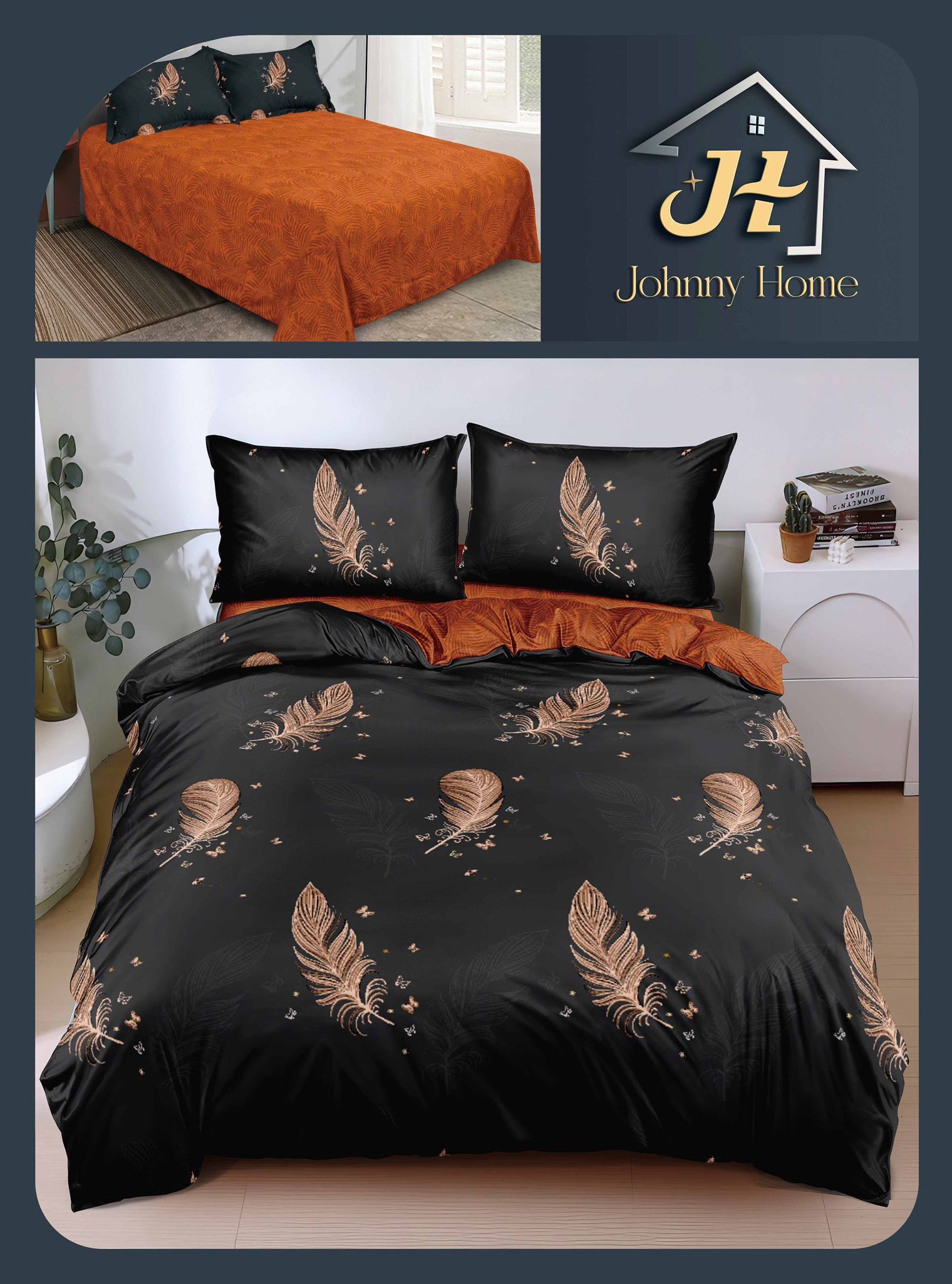 Lenjerie de pat Bumbac Satinat A50-654