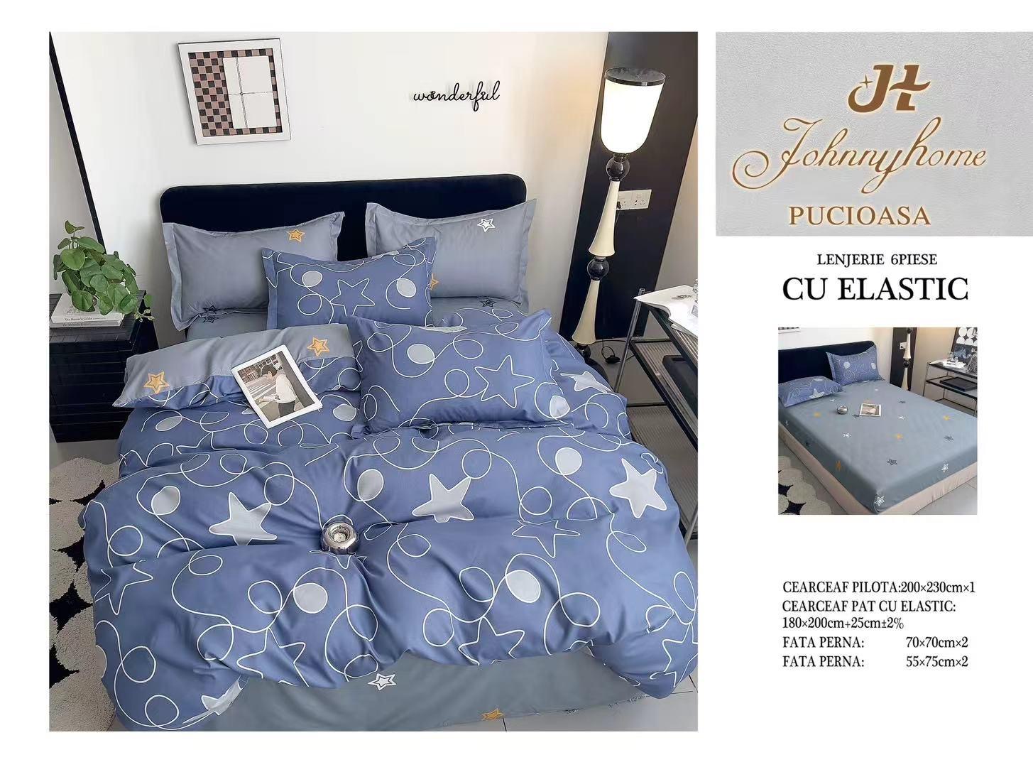 Lenjerii de pat cu elastic T313
