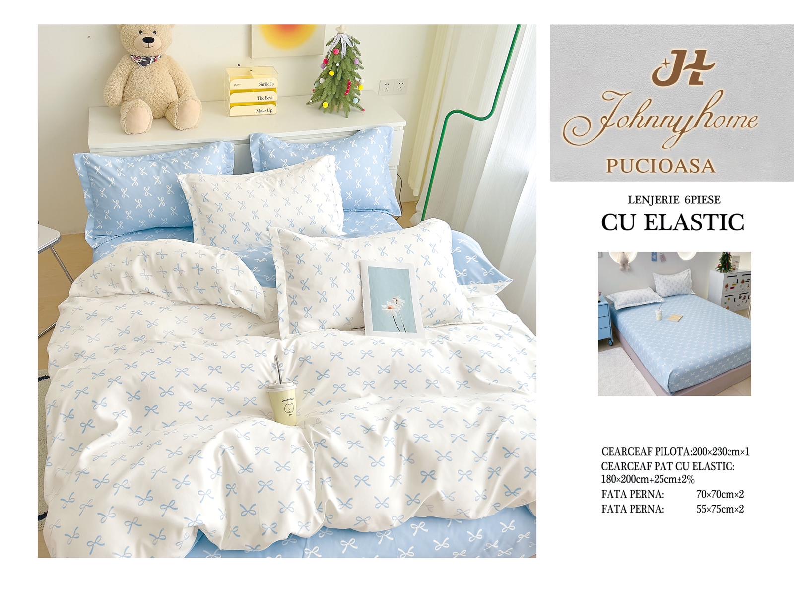 Lenjerii de pat cu elastic T314