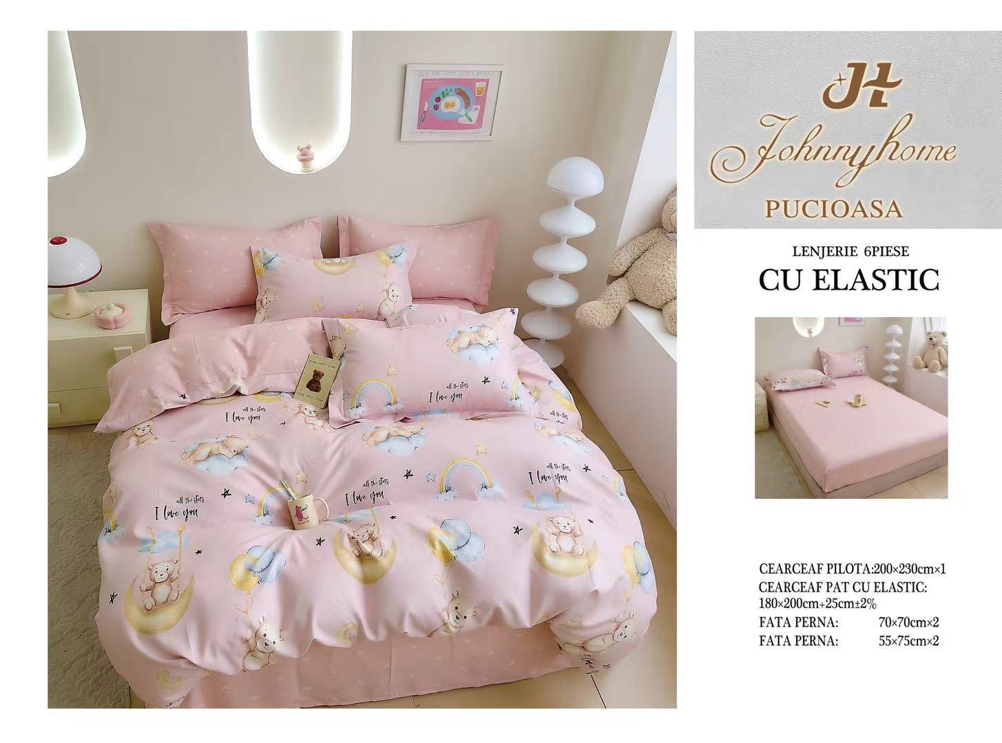 Lenjerii de pat cu elastic T315