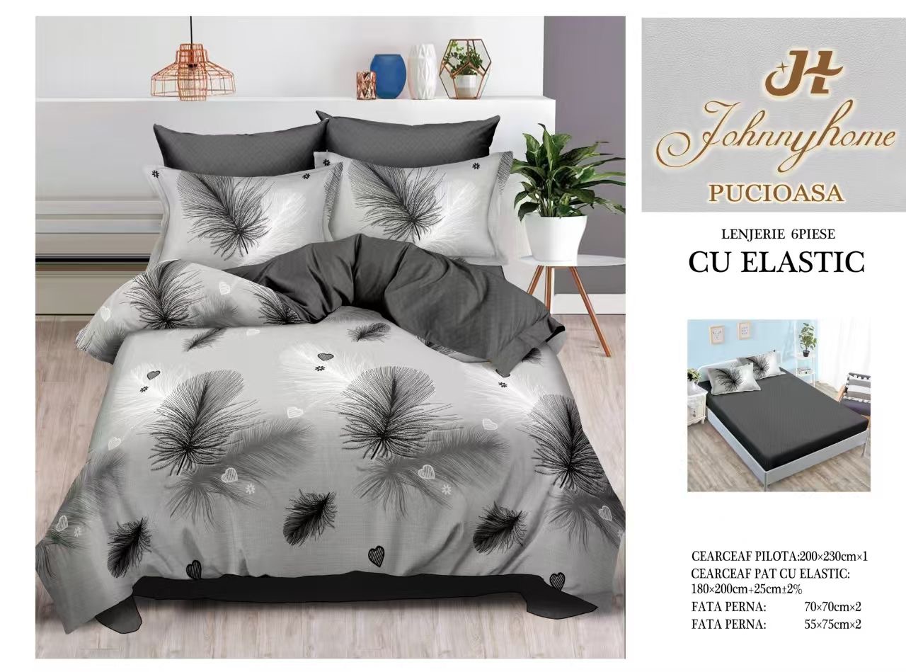 Lenjerii de pat cu elastic T318