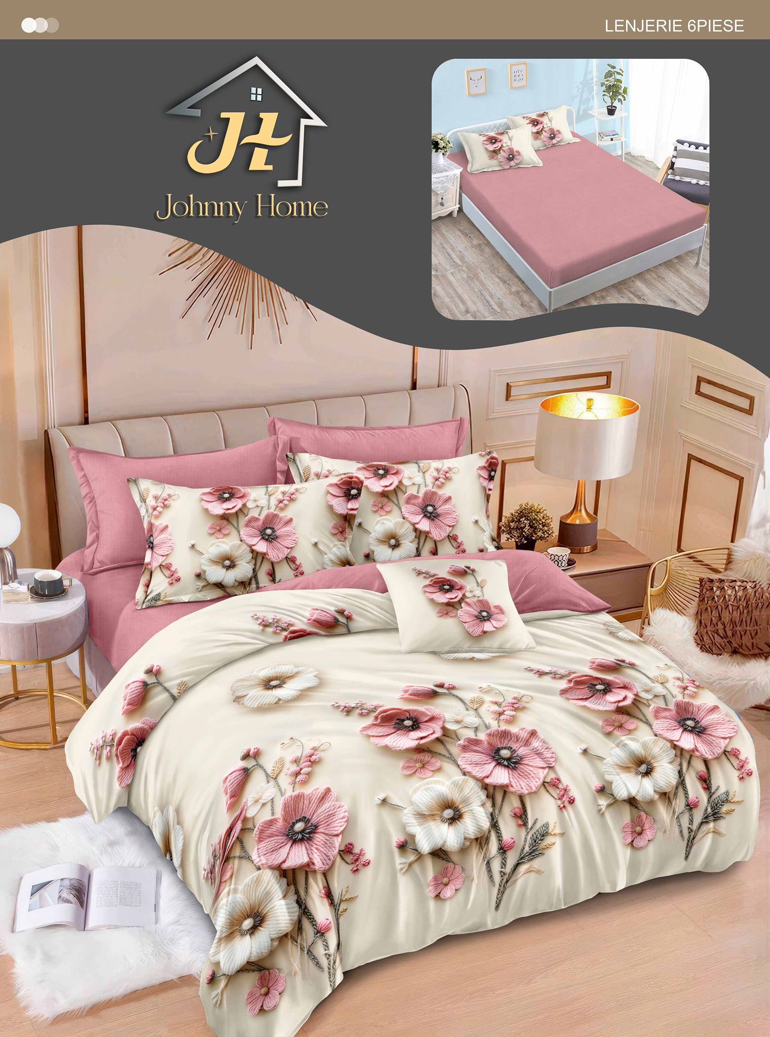 Lenjerii de pat cu elastic T353