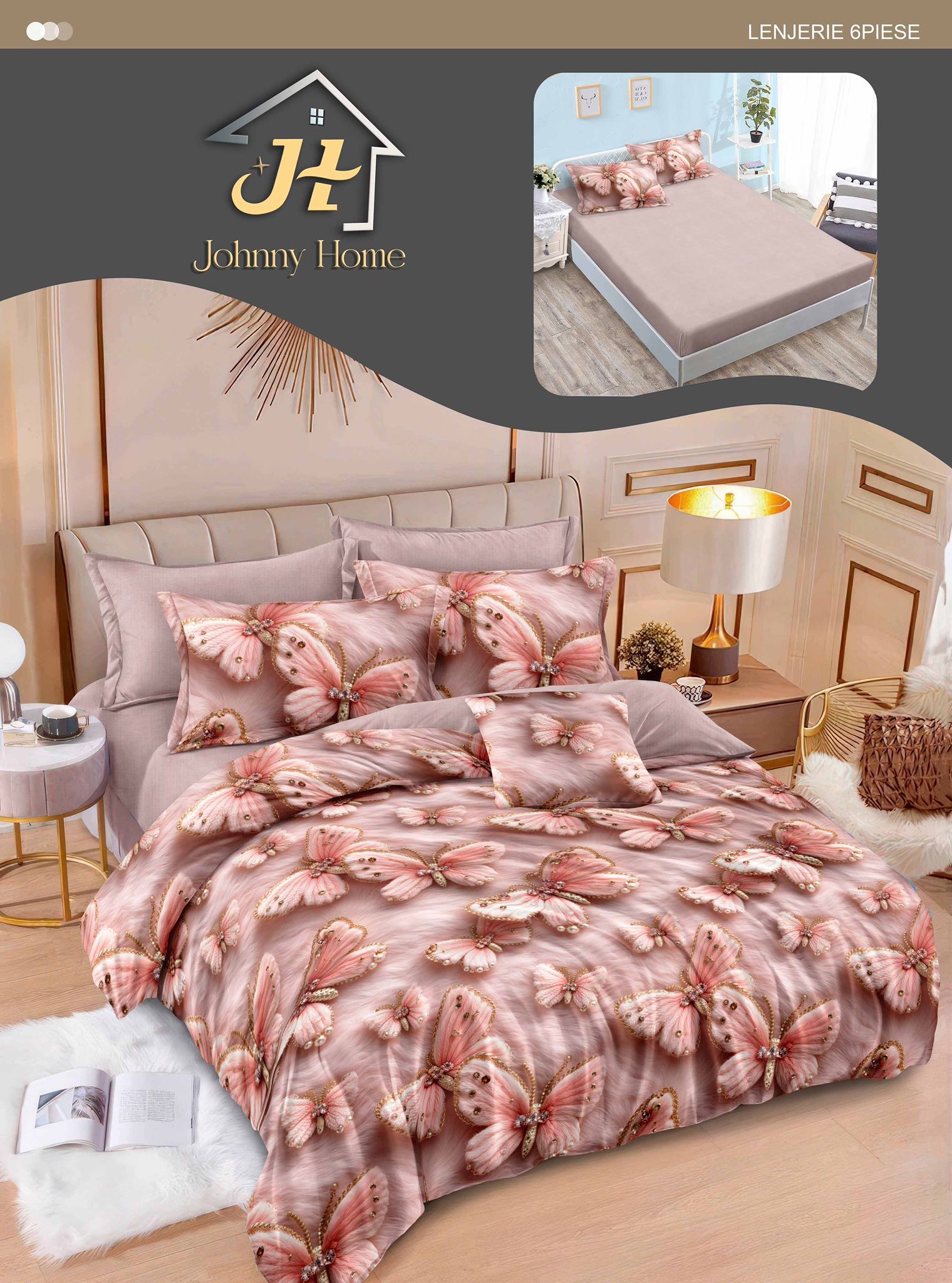 Lenjerii de pat cu elastic T361